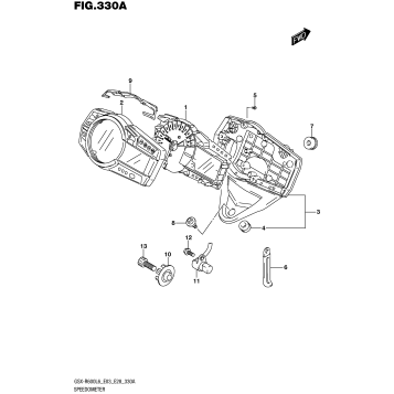 SPEEDOMETER (GSX-R600L6 E03)