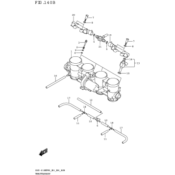 THROTTLE BODY (E03,E28)