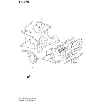 UNDER COWLING (MODEL K3)