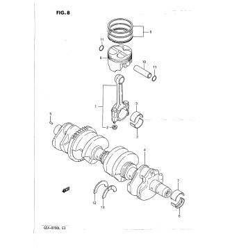 CRANKSHAFT (MODEL J/K)