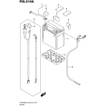 BATTERY (VZR1800BZL5 E28)