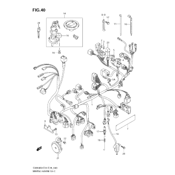 WIRING HARNESS (SV650AK7)