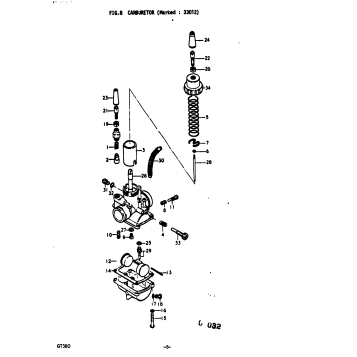 CARBURETOR (MARKED : 33012)