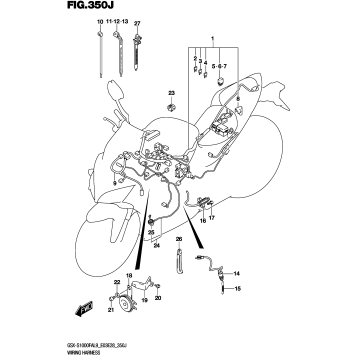 WIRING HARNESS (GSX-S1000FZAL9 E33)