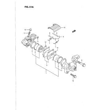 REAR CALIPER (MODEL P/R/S/T)