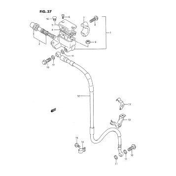 FRONT MASTER CYLINDER (MODEL K/L/M/N/P/R/S)