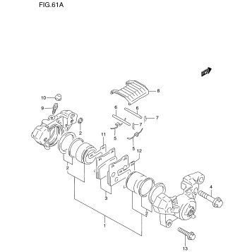 REAR CALIPER (GSF1200SAV)