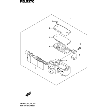 FRONT MASTER CYLINDER (VZR1800BZL9 E28)
