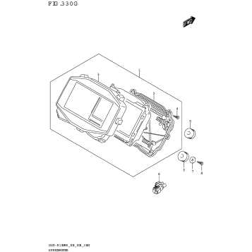 SPEEDOMETER ((GSX-R1000RA,GSX-R1000RZA):(E03,E33))