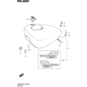 FUEL TANK (LS650BL9 E33)
