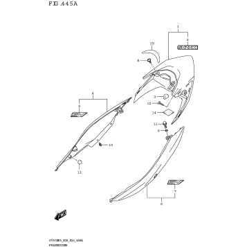 FRAME COVER (SV650A)