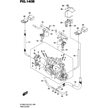 THROTTLE BODY (VL1500BL9 E33)