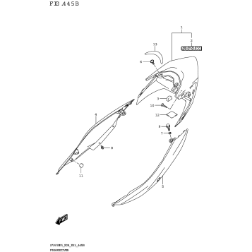 FRAME COVER ((SV650XA):(E28))