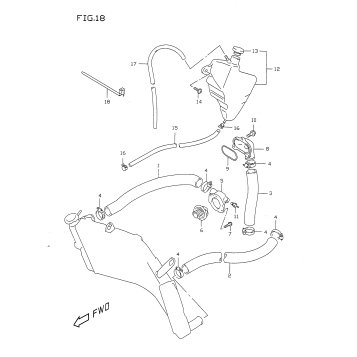 RADIATOR HOSE (MODEL T/V)