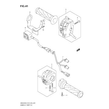 HANDLE SWITCH (AN650AK6/AK7/AK8/AK9)