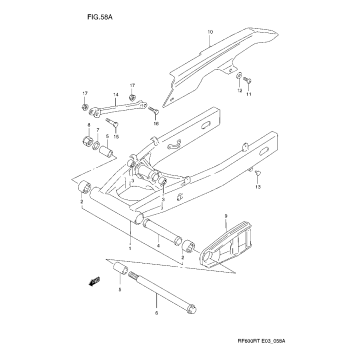 REAR SWINGING ARM (MODEL T)
