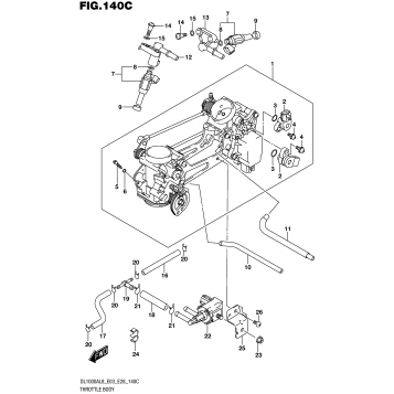 THROTTLE BODY (DL1000AL8 E33)