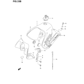 FUEL TANK (MODEL K3)