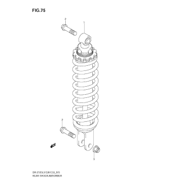 REAR SHOCK ABSORBER (DR-Z125L3 E33)