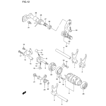 GEAR SHIFTING (MODEL T/V)