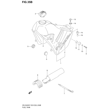 FUEL TANK (MODEL K2)