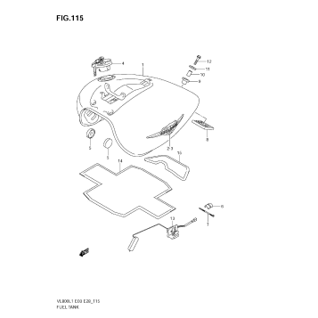 FUEL TANK (VL800C E28)