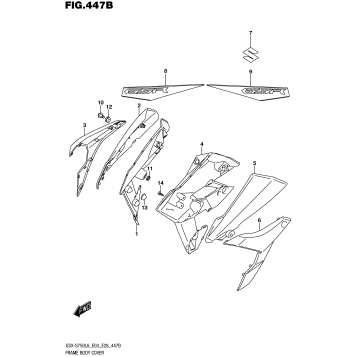 FRAME BODY COVER (FOR YSF)