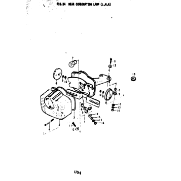 REAR COMBINATION LAMP (L