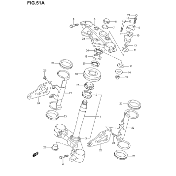 STEERING STEM (SV1000K3)