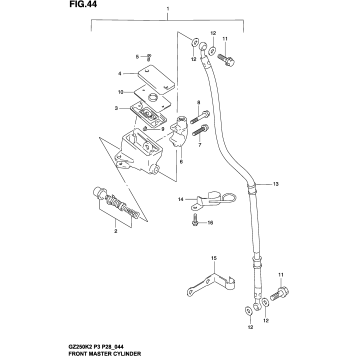 FRONT MASTER CYLINDER