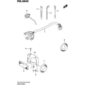 WIRING HARNESS (DR-Z125LL8 E28)