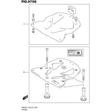 OPTIONAL (STOPPER SET REAR BOX PLATE)