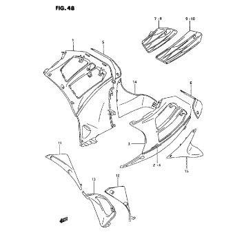 UNDER COWLING BODY (MODEL R)
