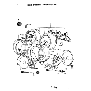 SPEEDOMETER - TACHOMETER (GT380K)