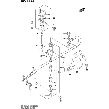 REAR MASTER CYLINDER (DR-Z400S)