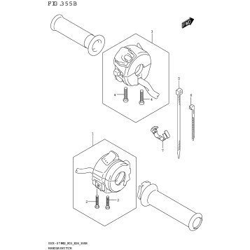 HANDLE SWITCH (E03,E33)