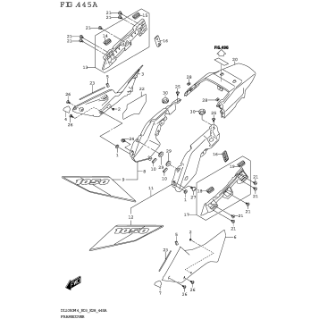 FRAME COVER (DL1050RR)