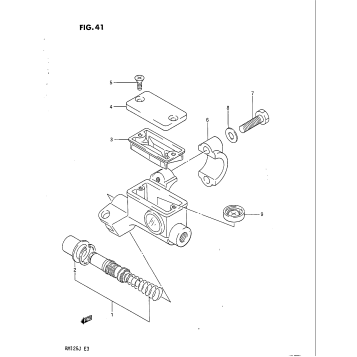 FRONT MASTER CYLINDER (MODEL G)