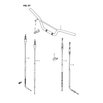 HANDLEBAR - CONTROL CABLE
