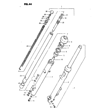 FRONT FORK (MODEL Z)