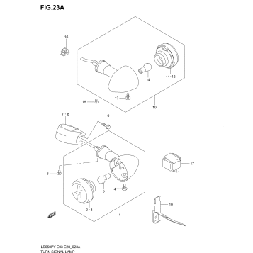 TURN SIGNAL LAMP (MODEL K4)