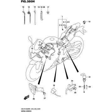 WIRING HARNESS (GSX-R1000A,GSX-R1000ZA:E33)