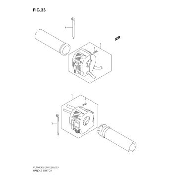 HANDLE SWITCH (MODEL K5/K6)