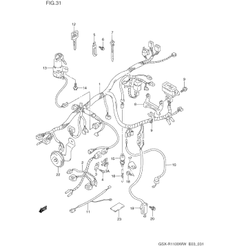 WIRING HARNESS (MODEL P/R)