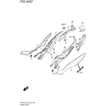 FRAME COVER (SFV650L5 E33)