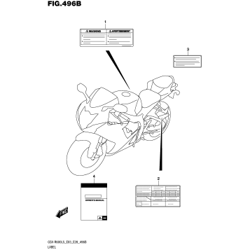 LABEL (GSX-R600L5 E28)