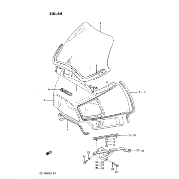 COWLING (NO.1) (GS1100GKZ)