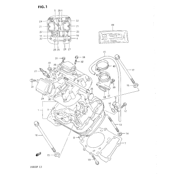 CYLINDER HEAD (FRONT)