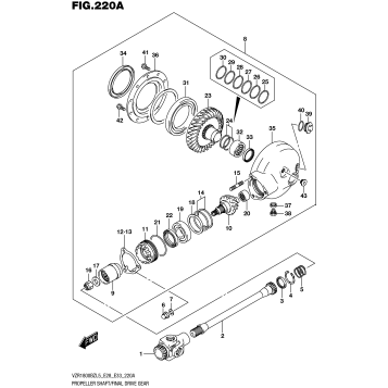 PROPELLER SHAFT/FINAL DRIVE GEAR