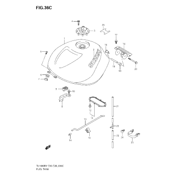 FUEL TANK (MODEL K1)